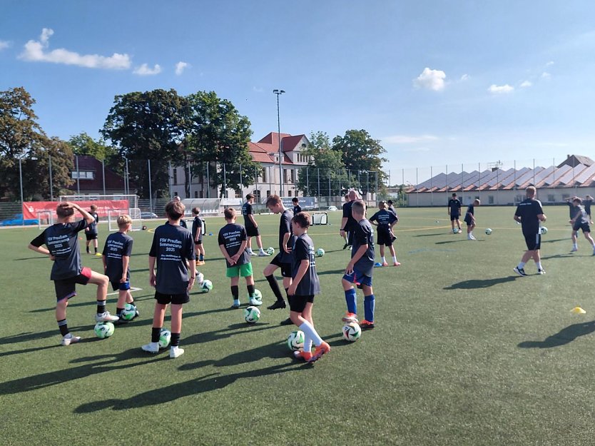 Feriencamp beim Nachwuchs des FSV Preu&szlig;en Bad Langensalza (Foto: Markus Fromm)