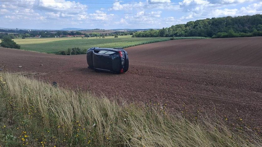 Unfall bei Werther (Foto: S. Dietzel)