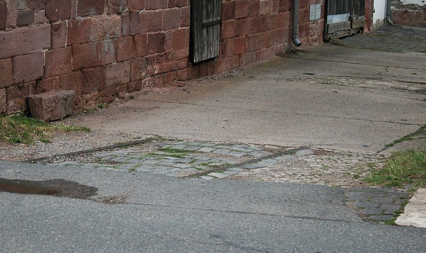 Die Reste der Kyffh&auml;user Kleinbahn (Foto: Ulrich Reinboth)