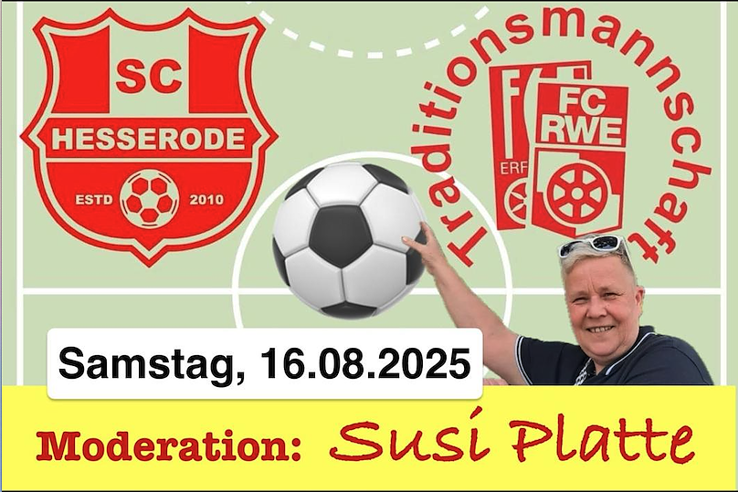 Zum Hesser&ouml;der Dorf-, Sport- und Familienfest freut man sich auf sportlichen Besuch aus Erfurt (Foto: Andreas Thietz)