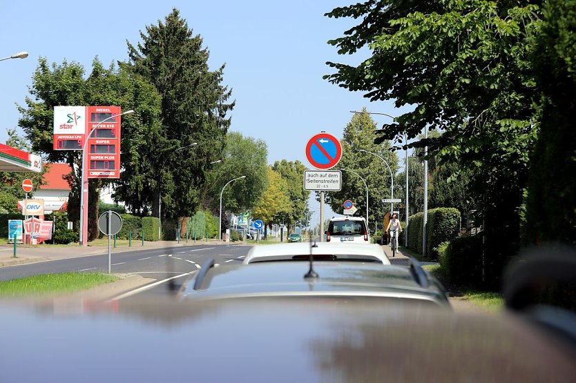 In der Berliner Stra&szlig;e gibt es nun moderne LED Leuchten (Foto: Stadt Leinefelde-Worbis)