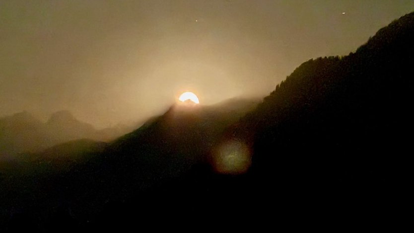 Mondaufgang (Foto: Volker Weickert)
