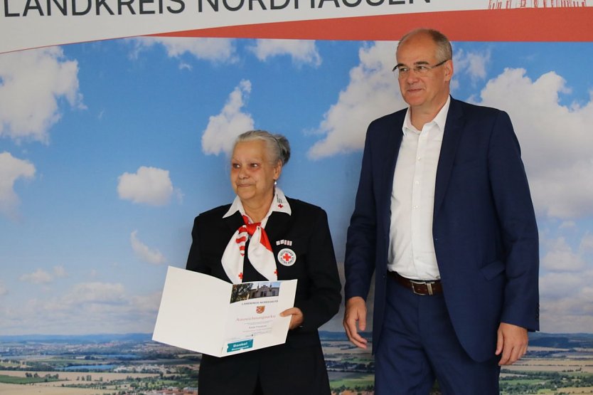 F&uuml;r Erste Hilfe genau die Richtige: Edda Freybote (Foto: ykh)