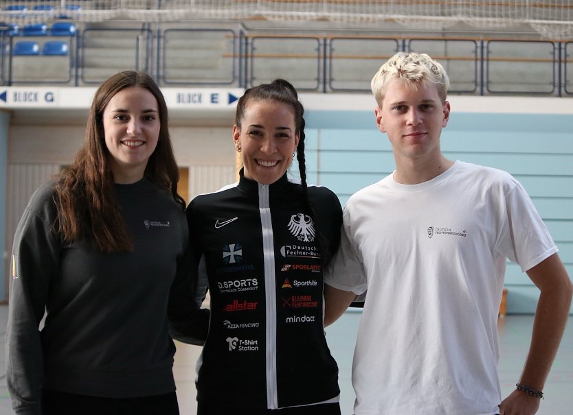 Ein unvergessliches Erlebnis f&uuml;r die jungen Nordh&auml;user Fechter (Foto: Susanne Nikoleizig)