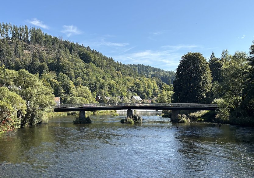 Die Saale bei Ziegenrück (Foto: oas) Die Saale bei Ziegenrück (Foto: oas)