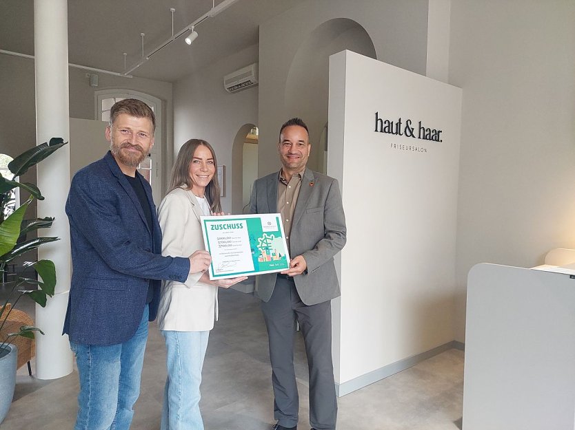 Juliane Klemer belebt die Innenstadt mit "Haut und Haar" (Foto: Stadt Mühlhausen) Juliane Klemer belebt die Innenstadt mit "Haut und Haar" (Foto: Stadt Mühlhausen)