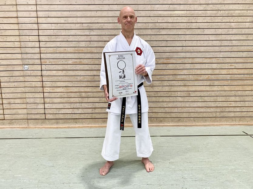 Frank Pelny hat den 8. Dan im Karate erreicht (Foto: Karate Do Kwai)