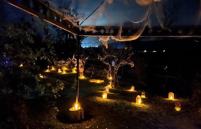 Blick auf den "Friedhof" (Foto: Verein f&uuml;r lebendiges Mittelalter)