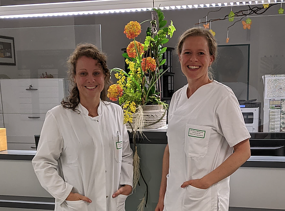 v.l.: Frau Dr. Winsel, Frau Dr. Bednarzik (Foto: SHK) v.l.: Frau Dr. Winsel, Frau Dr. Bednarzik (Foto: SHK)