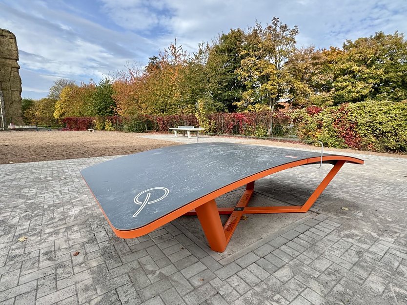 Teqball-Platte auf dem Petersberg (Foto: Stadt Nordhausen) Teqball-Platte auf dem Petersberg (Foto: Stadt Nordhausen)