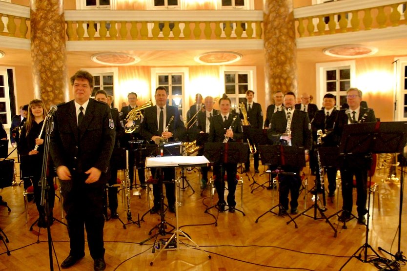 Polizeiorchester Th&uuml;ringen 3/2025 im Achteckhaus in Sondershausen  (Foto: Eva Maria Wiegand)