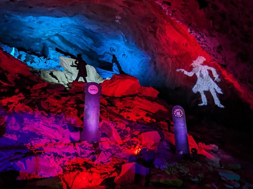 Gruselwelt in der Barbarossah&ouml;hle (Foto: Anke Schreyer-Barbarossah&ouml;hle Kyffh&auml;userland)