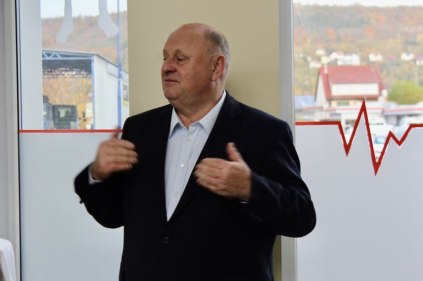 Neuer Standort f&uuml;r Kardiologie in Sondershausen er&ouml;ffnet. Bauherr Helmut Peter  (Foto: Eva Maria Wiegand)