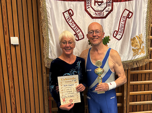 Ruth Hagene und Frank Lahn in Cottbus (Foto: TSV Nordhausen)