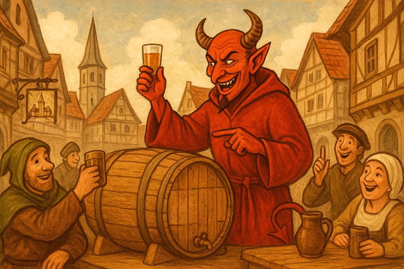 Der Teufel in Nordhausen (Foto: KI generiert von A.Grunwald)