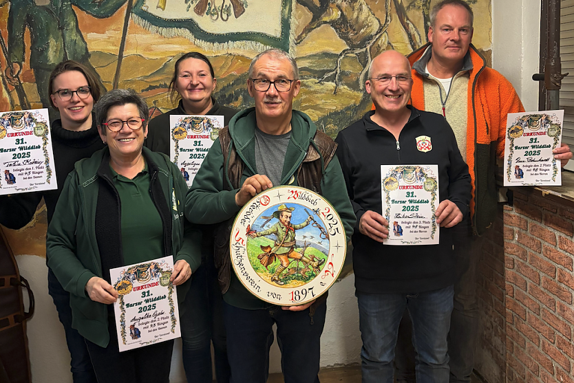 Die "Wilddiebe" des Oster&ouml;der Sch&uuml;tzenvereins (Foto: Angelika Engler)