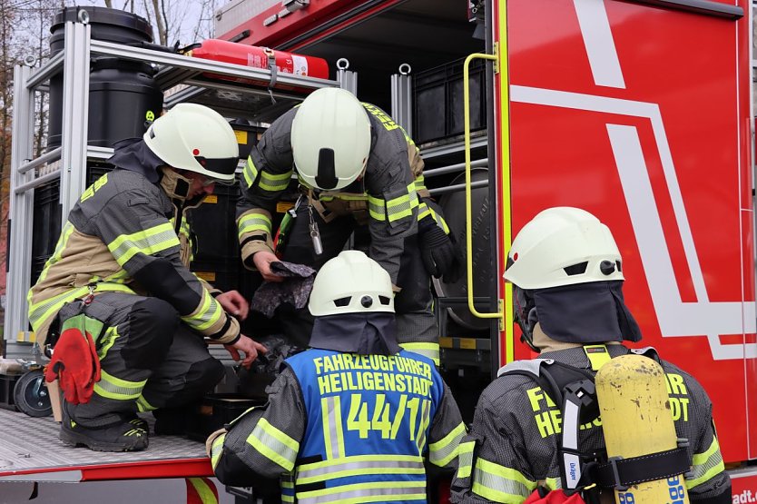 Feuerwehreinsatz in Heiligenstadt (Foto: Feuerwehr Heiligenstadt)