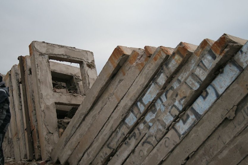 Die &Uuml;berreste (Foto: Ulrich Reinboth)