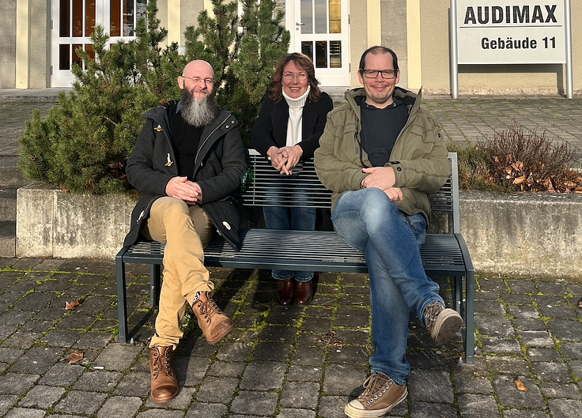 Leiten das WORT Nord Projekt: (v.l.) Prof. Dr. Maik Arnold, Prof. Dr. Cordula Borbe und Prof. Dr.-Ing. Sebastian Vo&szlig;winckel (Foto: HSN)