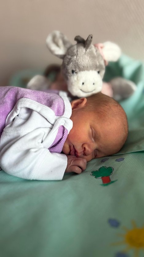 Lexa Emilia hei&szlig;t das Neujahrsbaby im Eichsfeld Klinikum. (Foto: Eichsfeld Klinikum / Nicole Fischer)