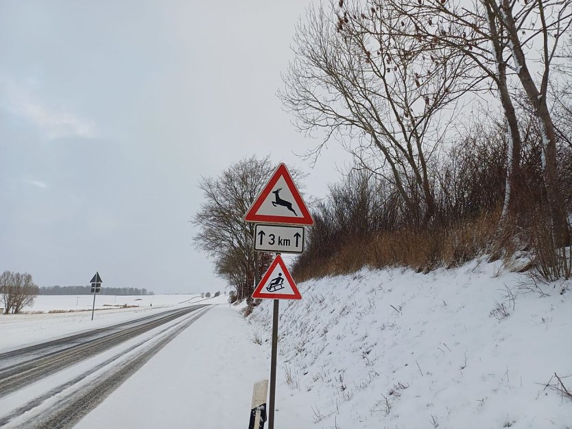 Wer hat das Rodel-Schild gestohlen? (Foto: Eva-Maria Ostwald)
