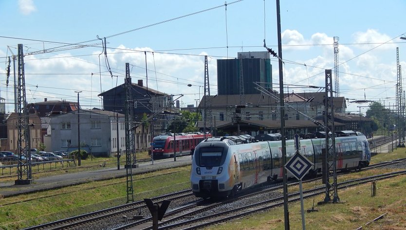 Blick auf den Nordhäuser Bahnhof. (Foto: agl) Blick auf den Nordhäuser Bahnhof. (Foto: agl)