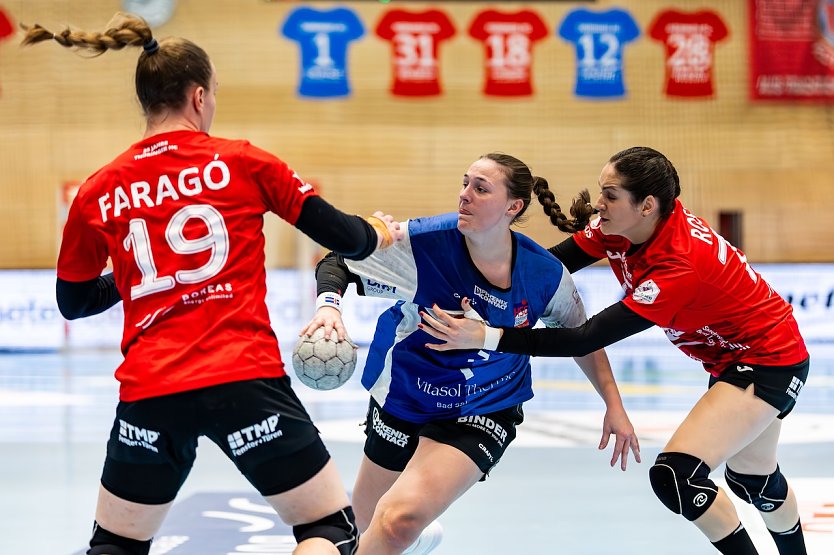 Spitzenspiel der ALSCO Bundesliga Frauen gegen Th&uuml;ringerinnen der HSG Blomberg-Lippe  (Foto: Christian Heilwagen)