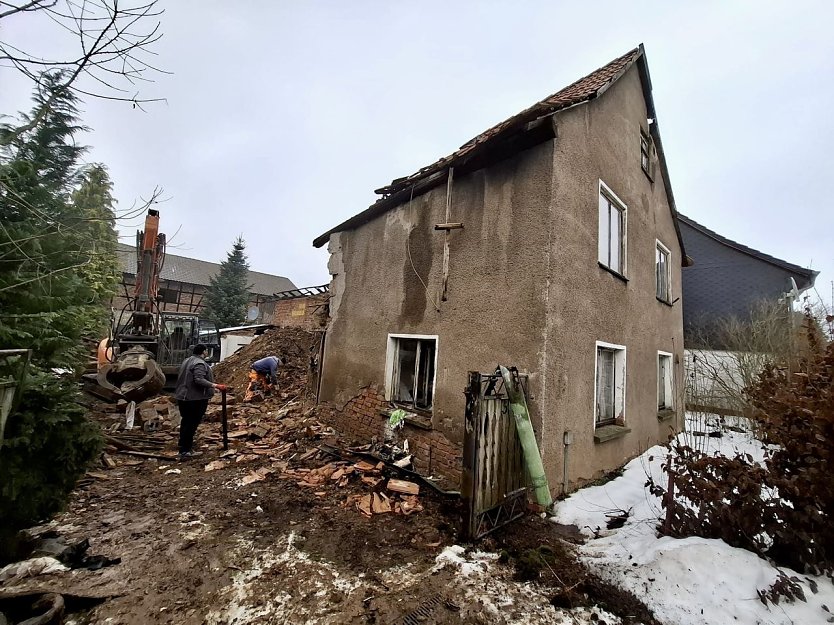 Abrisshaus in Trebra (Foto: Nicole Mattern)
