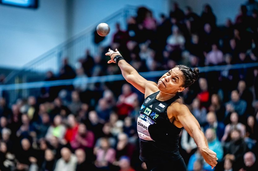 Yemesi Ogunleye gewinnt das dritte Mal in Folge in Nordhausen. (Foto: Christoph Keil)