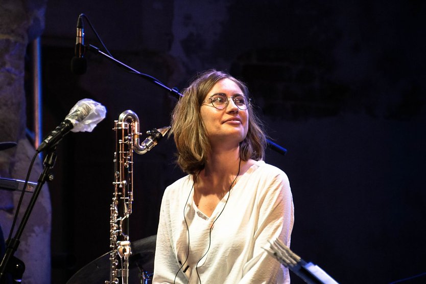 Rebecca Trescher spielt in der Jazzmangel. (Foto: Jazzclub Nordhausen)