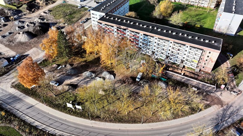 Der "Blumenblock" soll zum Highlight der Landesgartenschau werden (Foto: Stadt Leinefelde-Worbis)