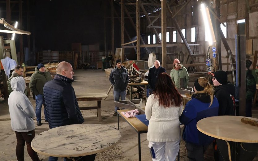 Landrat Matthias Jendricke besuchte jüngst den Horizont-Verein. (Foto: Jessica Piper) Landrat Matthias Jendricke besuchte jüngst den Horizont-Verein. (Foto: Jessica Piper)