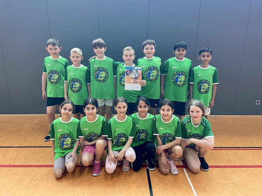 Die Mannschaft der Bertolt-Brecht-Grundschule.  (Foto: Katja Vopel)